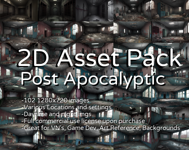 Post Apocalyptic 2d Art Pack