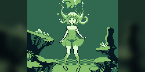Cover image for Discovering the underwater world - GB Pixel Art Jam 2023