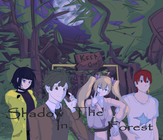 Shadow in the forest by Nekosden for Spooktober 5th Annual Visual Novel ...