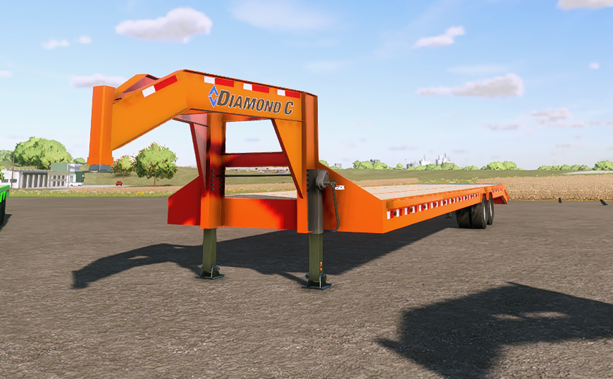 Cover image for FS22 40FT Gooseneck multibrand trailer