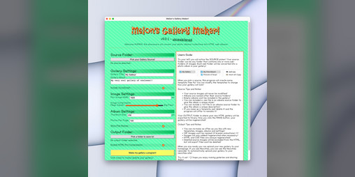 Cover image for Melon's Gallery Maker