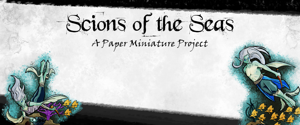 Scions of the Seas: A Paper Miniature Collection