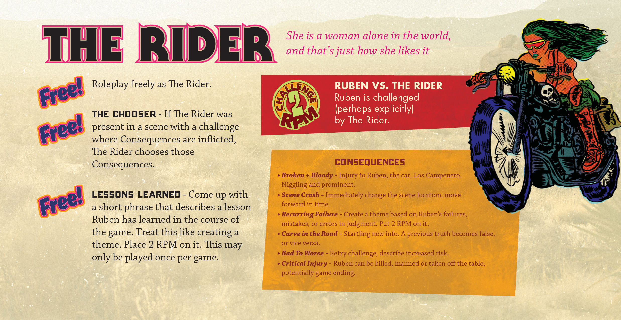 The Rider Role