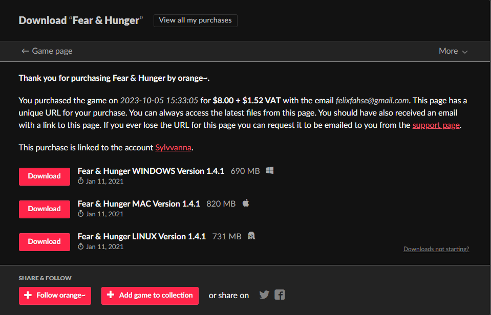 Fear & Hunger Windows game - IndieDB