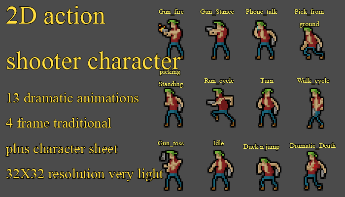 Action character pack