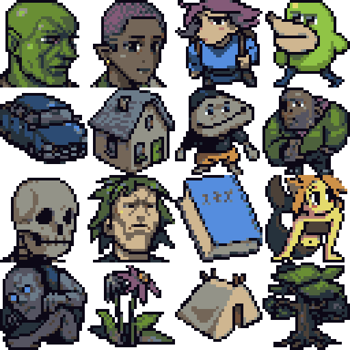 Mixed 32x32px sprites by peb