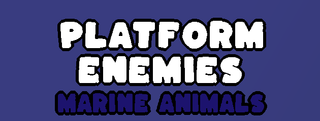 Platform enemies - Marine Animals 2