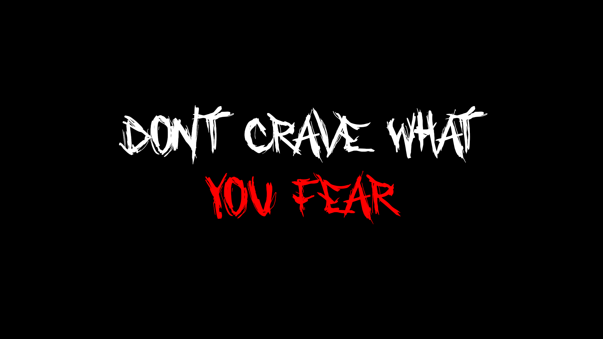 Don't Crave What You Fear cover