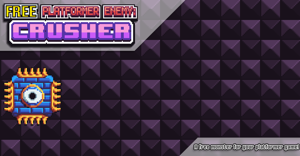 Free Platformer Enemy: Crusher
