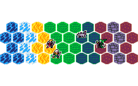 Minimal Hex Tileset