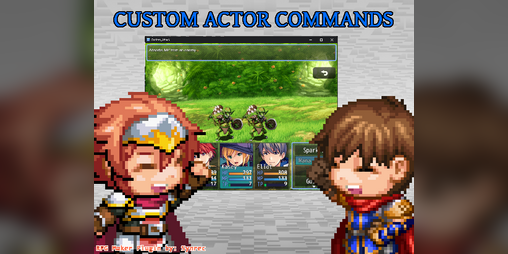 Cover image for RPG Maker MV/MZ: Custom Actor Commands