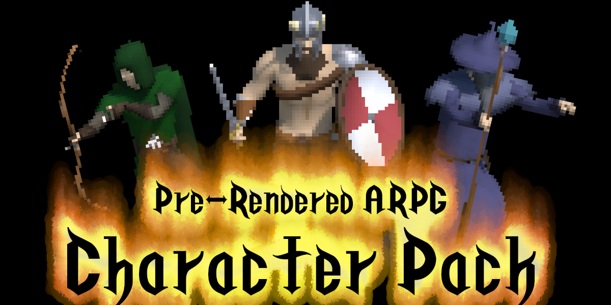 Pre-Rendered ARPG Character Pack | Unity Asset