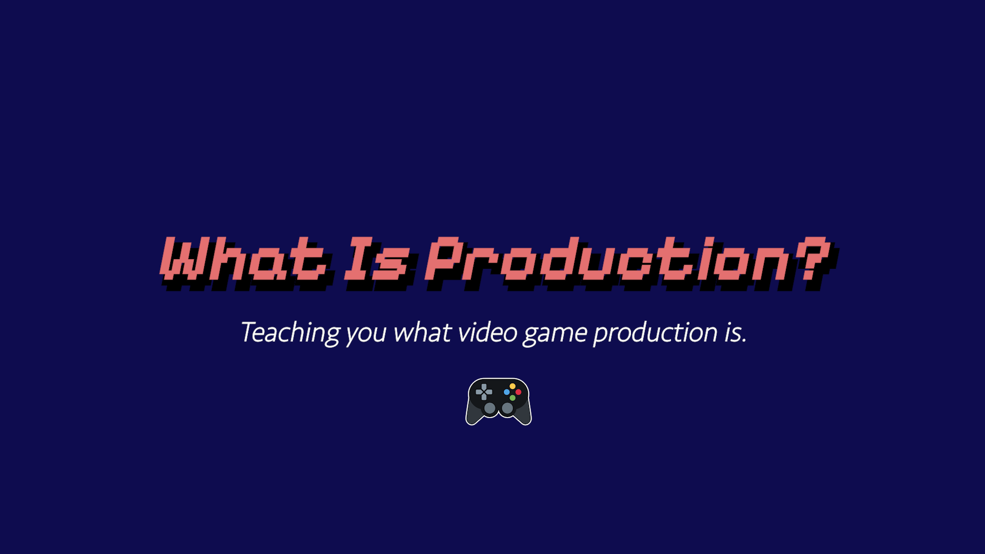 What Is Production?