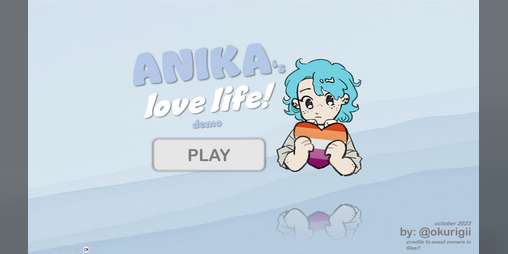 Cover image for ANIKA'S LOVE LIFE - powerpoint dating sim
