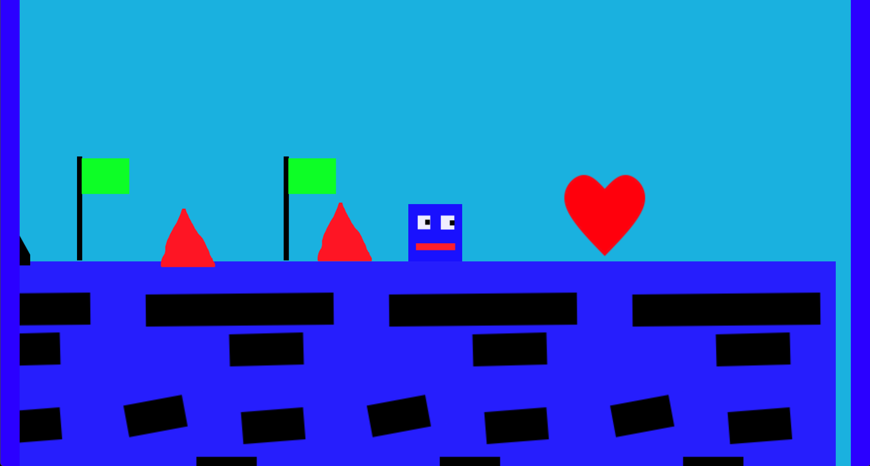 Level 6 Screenshot - Cubey The Cube by AxolotlGuy