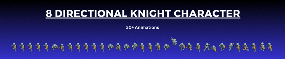 8 Directional Knight Character