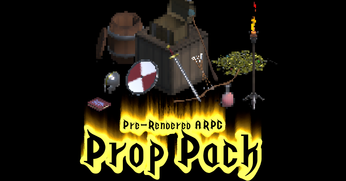 Pre-Rendered ARPG Prop Pack | Unity Asset