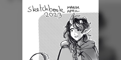 Cover image for mar-apr 2023 sketchbook