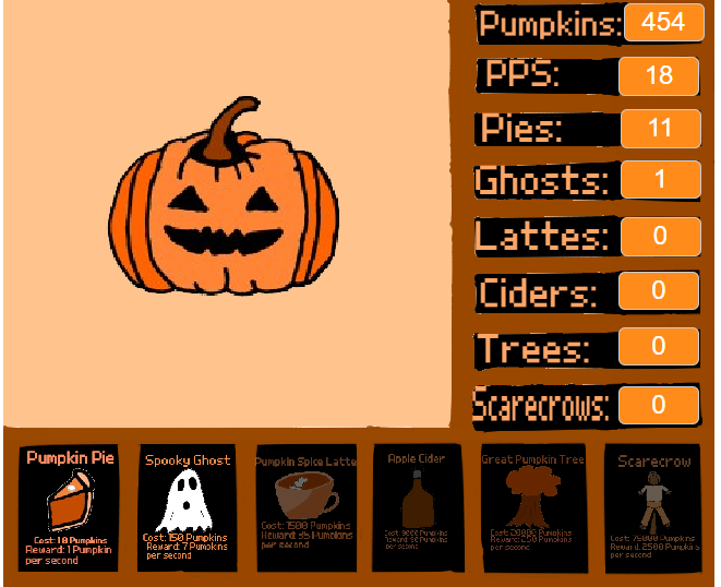 Jogo Pumpkin Clicker no Jogos 360