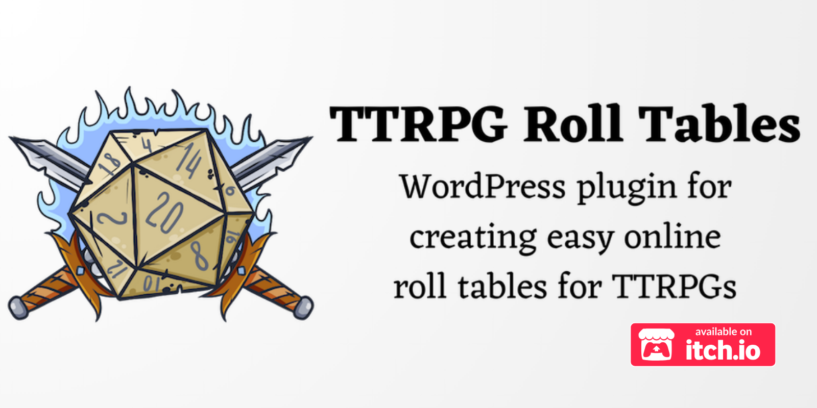 TTRPG Roll Tables WordPress Plugin by Hugh Lashbrooke