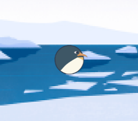 Spherical Bouncing Penguin by RealAnonyGoose