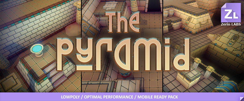 Lowpoly modular dungeon : The Pyramid