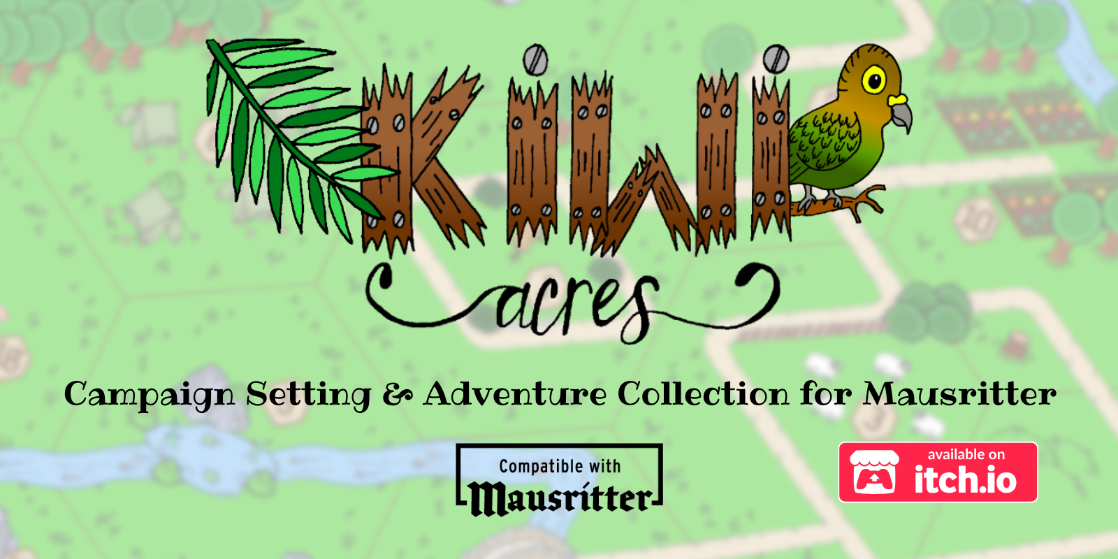 Cover image for Kiwi Acres: Adventure Collection for Mausritter