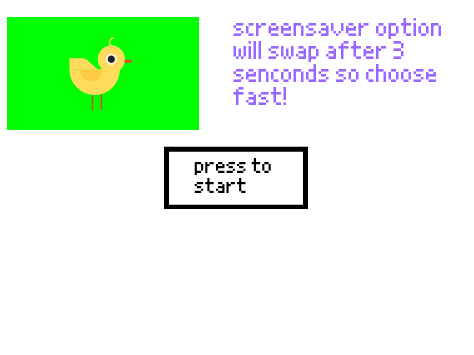 two option screensavers