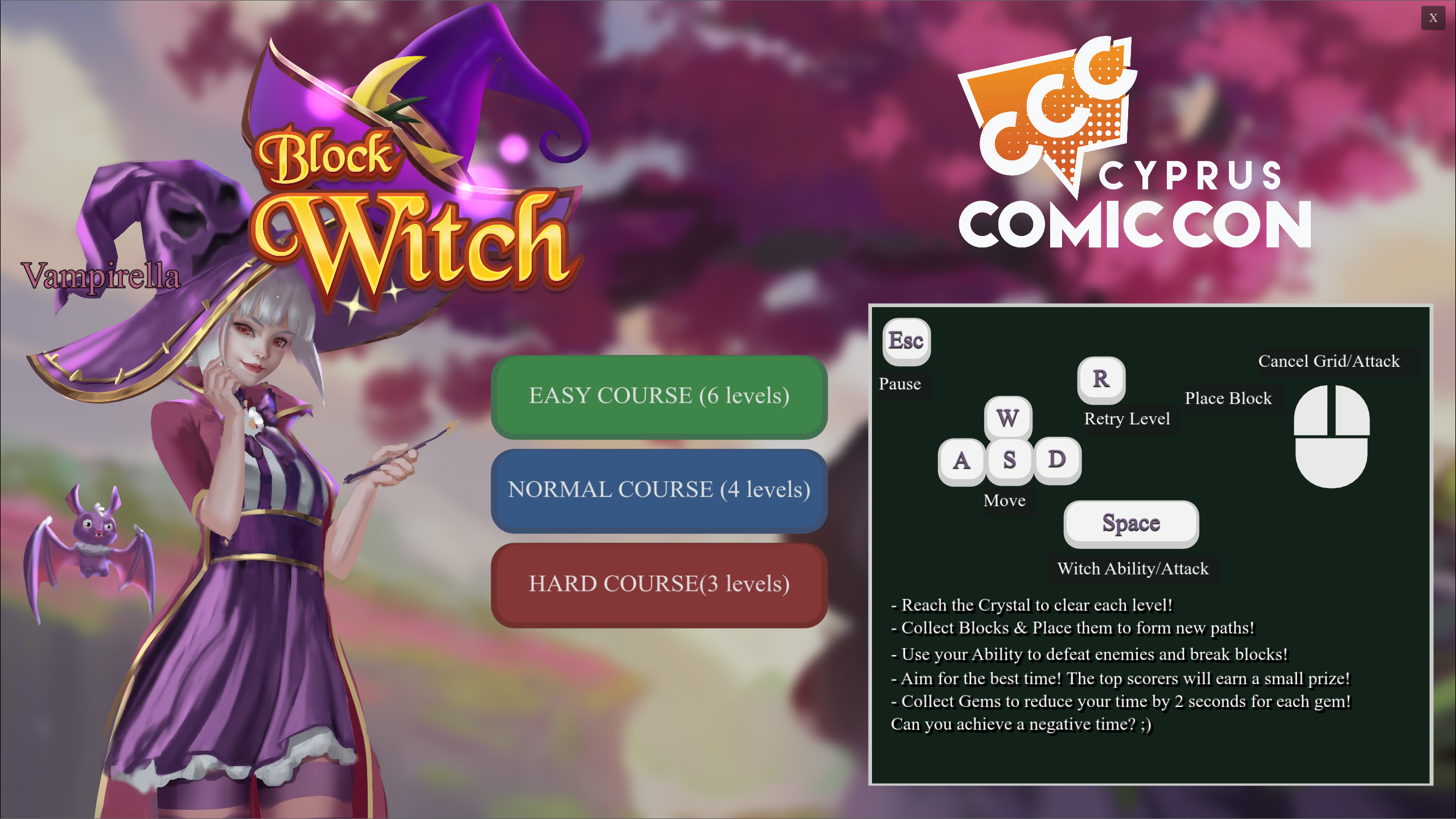 Cyprus Comic Con 2023 Demo is now available! - Block Witch by Stardrop Games