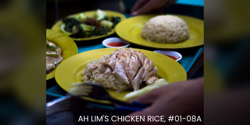 Cover image for Ah Lim's Chicken Rice, #01-08A
