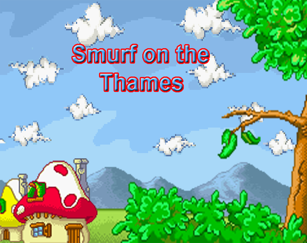 Smurf on the Thames