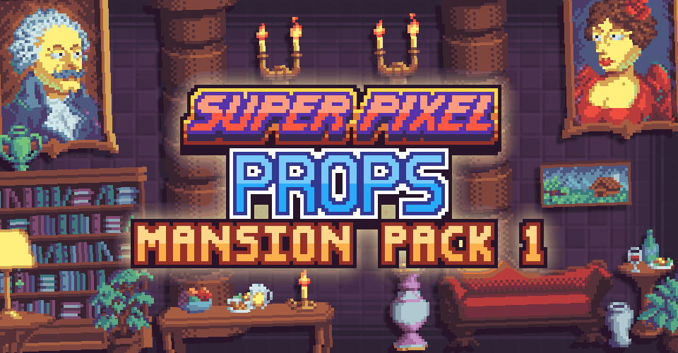 Super Pixel Props: Mansion Pack 1