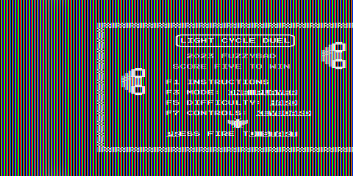 Cover image for C64 Light Cycle Duel