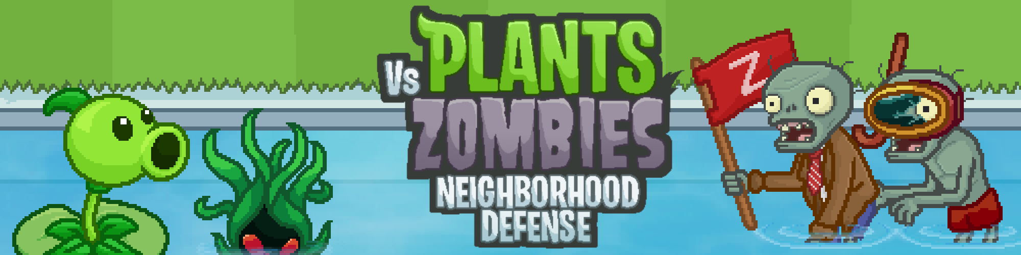Plants vs Zombies Neighborhood Defense