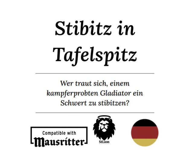 Stibitz in Tafelspitz Mausritter Abenteuer by StLion