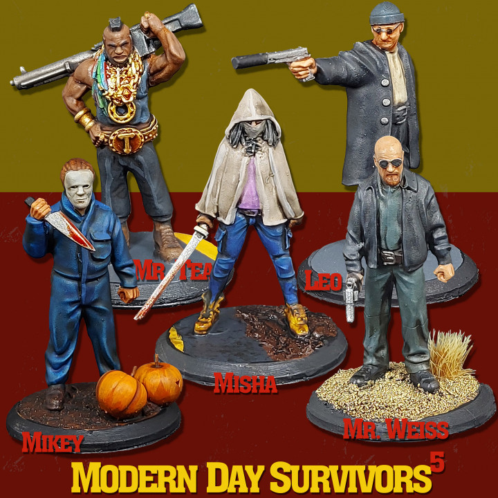 Modern Day Survivors Series by ColossalMiniatures