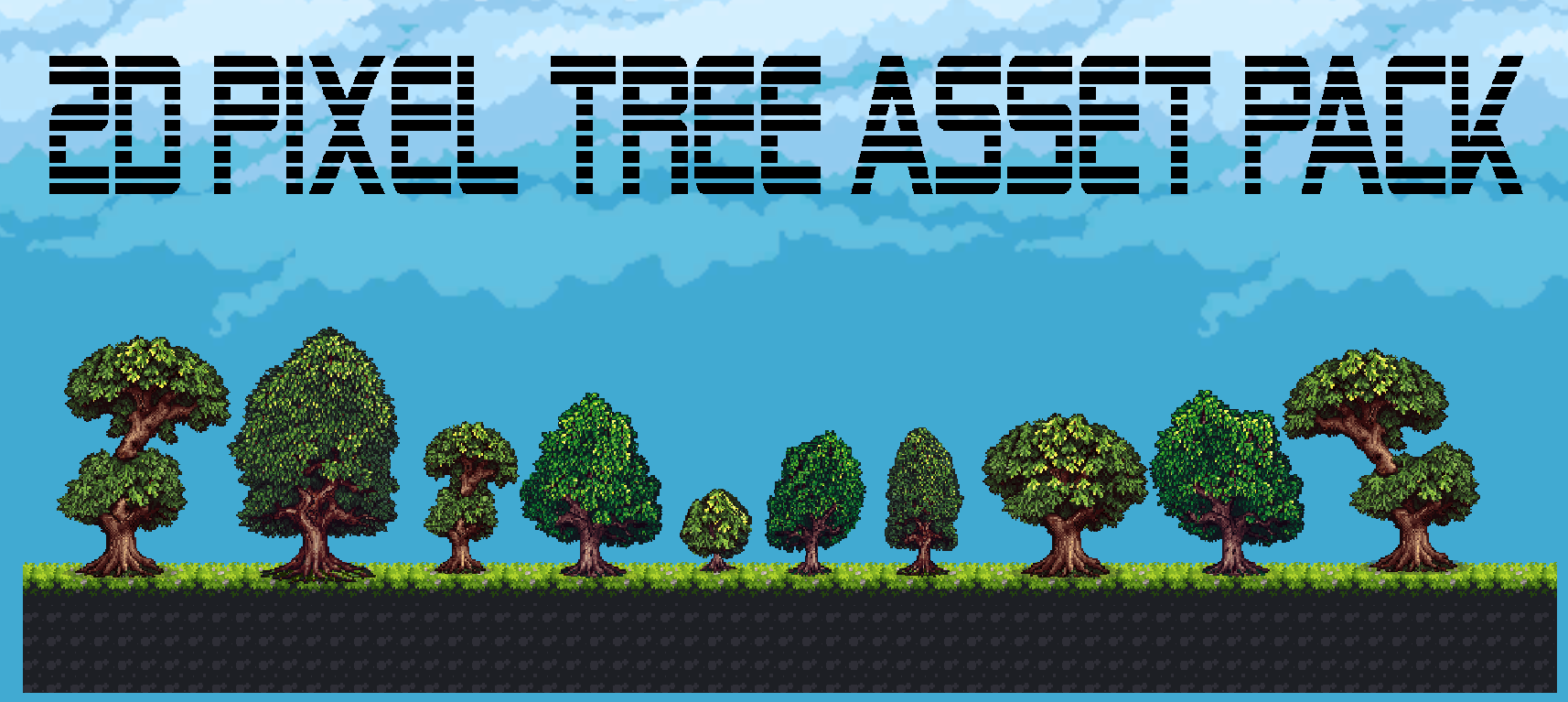 Life of a tree pixel art