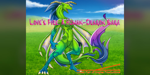Cover image for Love's Fire - A Human/Dragon Saga