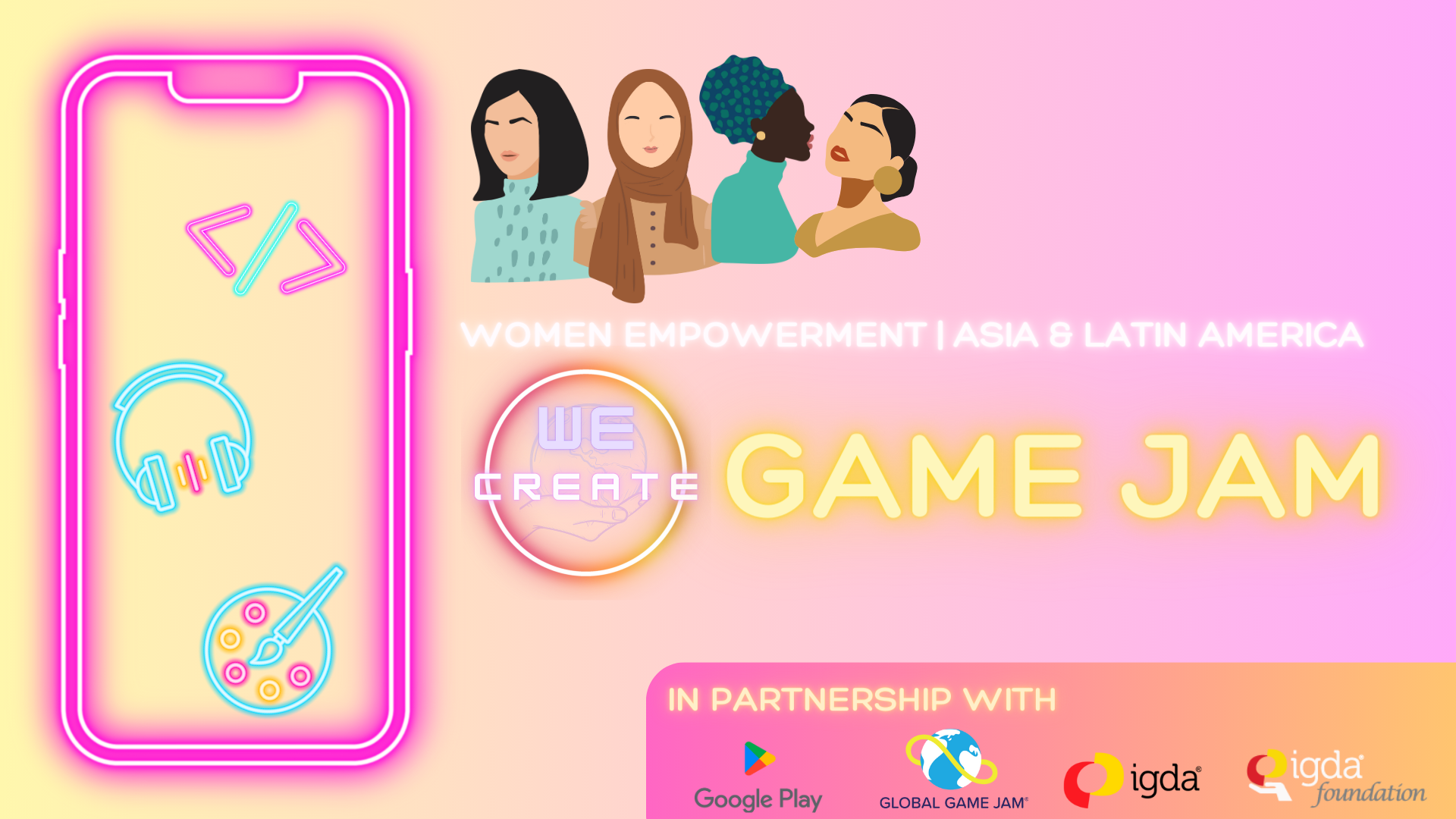 WE CREATE Android Game Jam 2023 - LATAM - $10,000 Prize Pool 