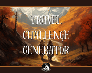 Travel Challenge Generator  