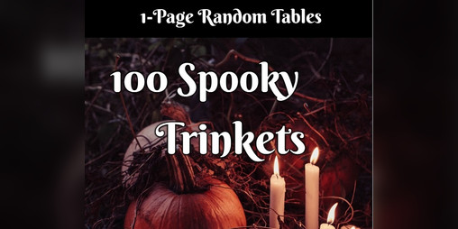 Cover image for 100 Spooky Trinkets
