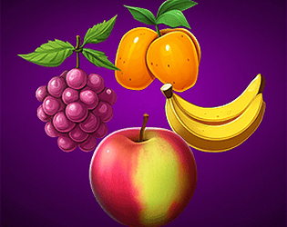 Pixel fruits. Cartoon 2D game sprite asset with apple banana mango cit By  Tartila