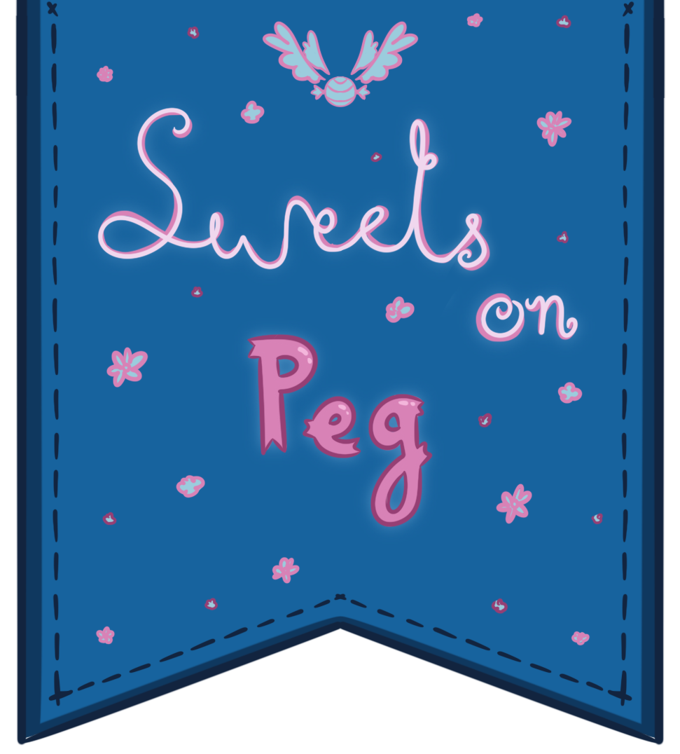 Sweets on peg