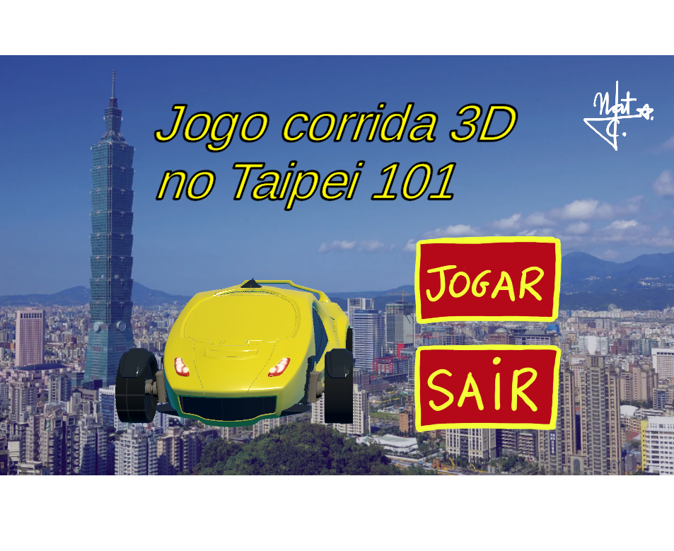 Jogo Corrida 3D no Taipei 101 com Ranking 🎆🎉