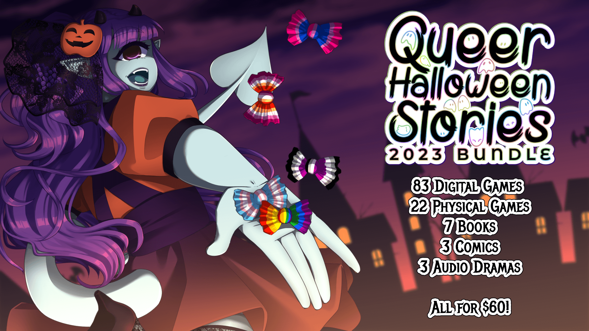 Queer Halloween Stories Bundle 2023 — 60 Fright Edition by tofurocks