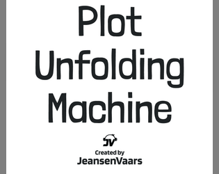 Plot Unfolding Machine for Solo RPG   - Move your Solo RPG stories forward without a GM 