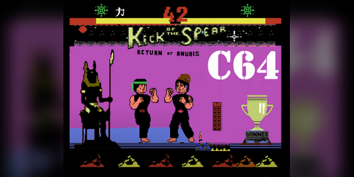 Cover image for Kick of the spear : Return of Anubis (C64)