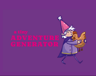 a tiny adventure generator  