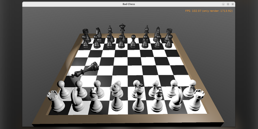 Bad Chess: 3D Physics Fun by Castle Game Engine