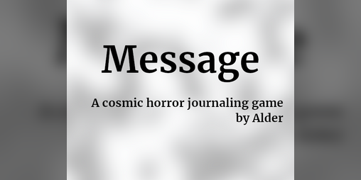 Cover image for Message